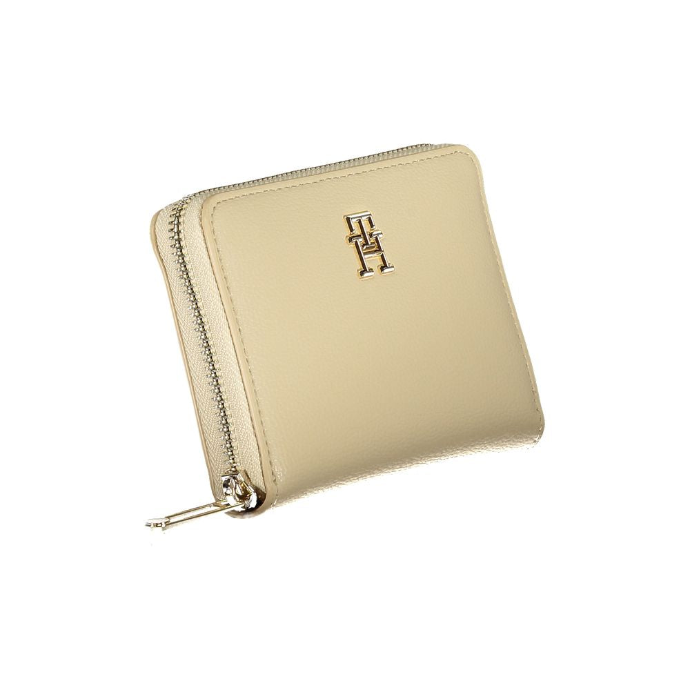 Tommy Hilfiger Beige Polyester Brieftasche