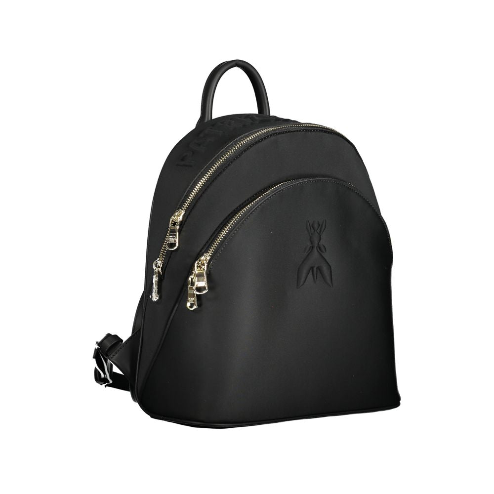 Patrizia Pepe Schwarzer Polyethylen-Rucksack