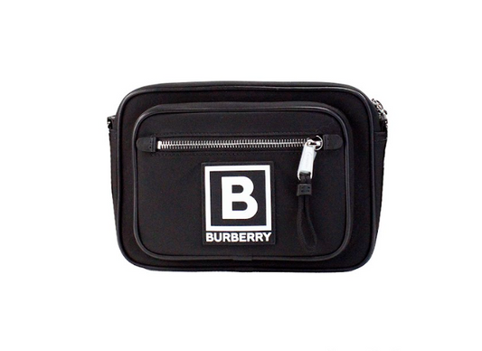 Burberry Paddy Small Black Nylon Logo Camera Belt Fanny Pack Tasche