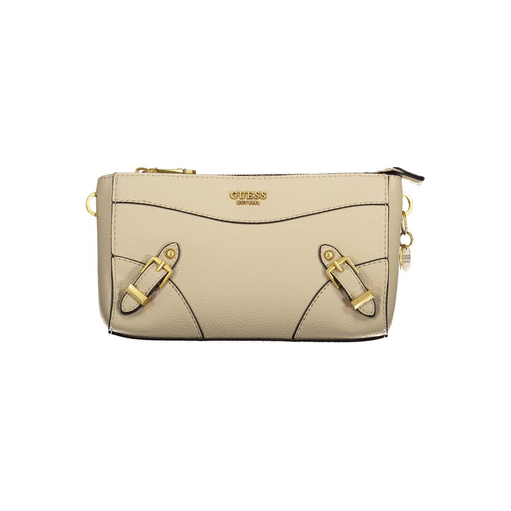 Guess Jeans Beige Polyethylen Handtasche