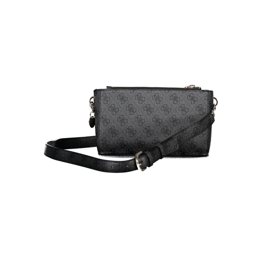 Guess Jeans Schwarze Polyethylen-Handtasche