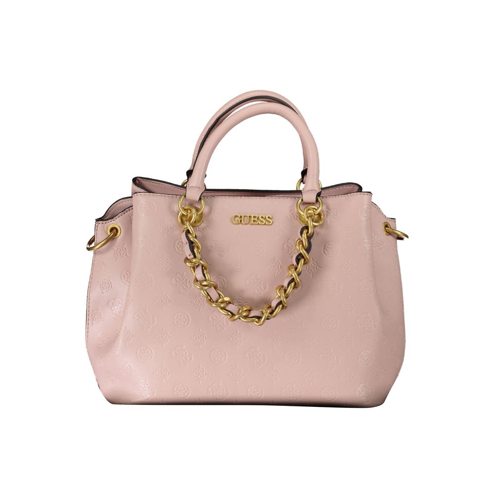 Guess Jeans Rosa Polyethylen-Handtasche