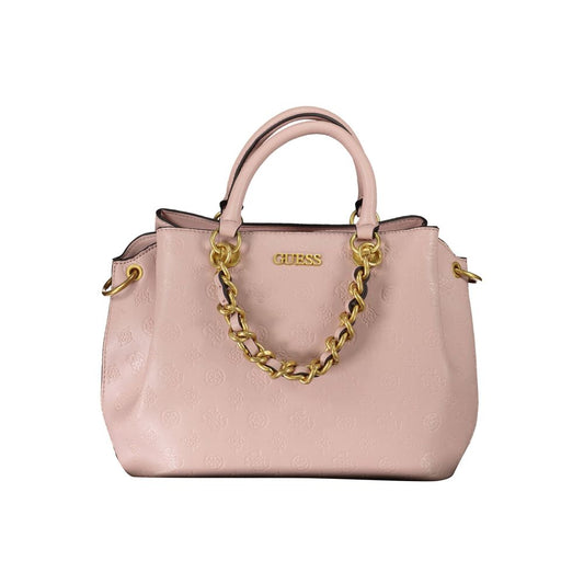 Guess Jeans Rosa Polyethylen-Handtasche