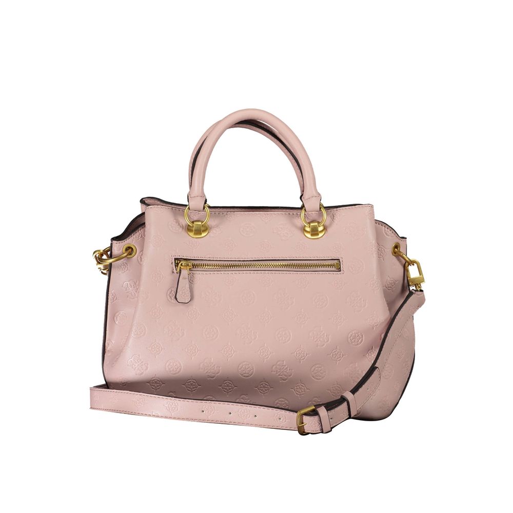 Guess Jeans Rosa Polyethylen-Handtasche