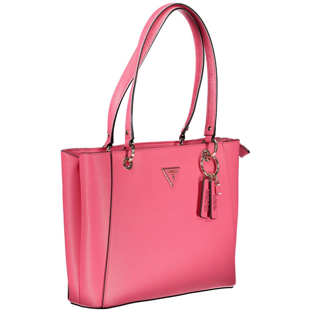 Guess Jeans Rosa Polyethylen-Handtasche