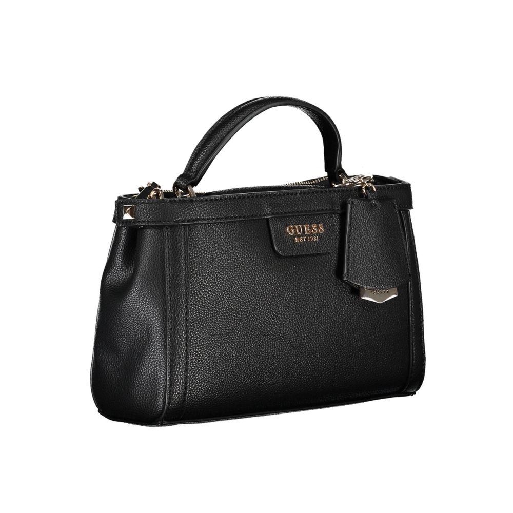 Guess Jeans Schwarze Polyethylen-Handtasche