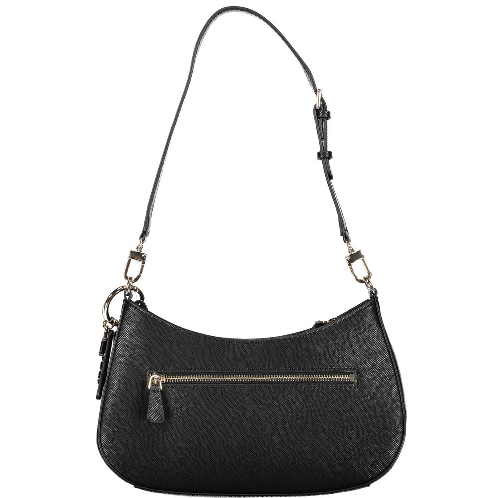 Guess Jeans Schwarze Polyethylen-Handtasche