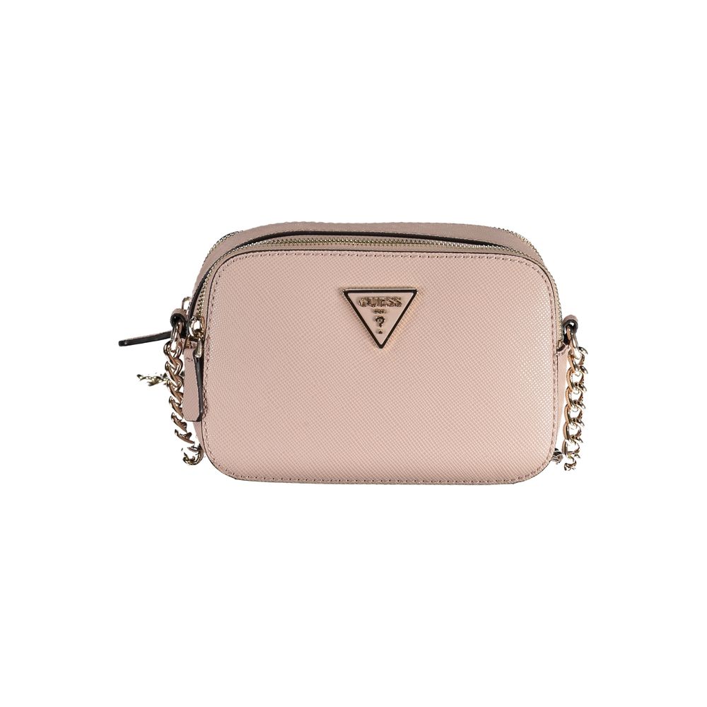 Guess Jeans Rosa Polyethylen-Handtasche