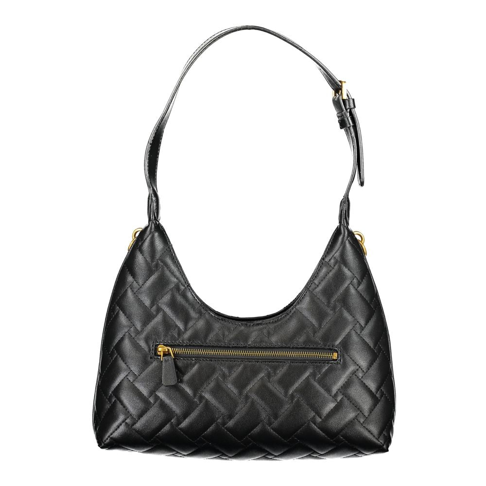 Guess Jeans Schwarze Polyethylen-Handtasche