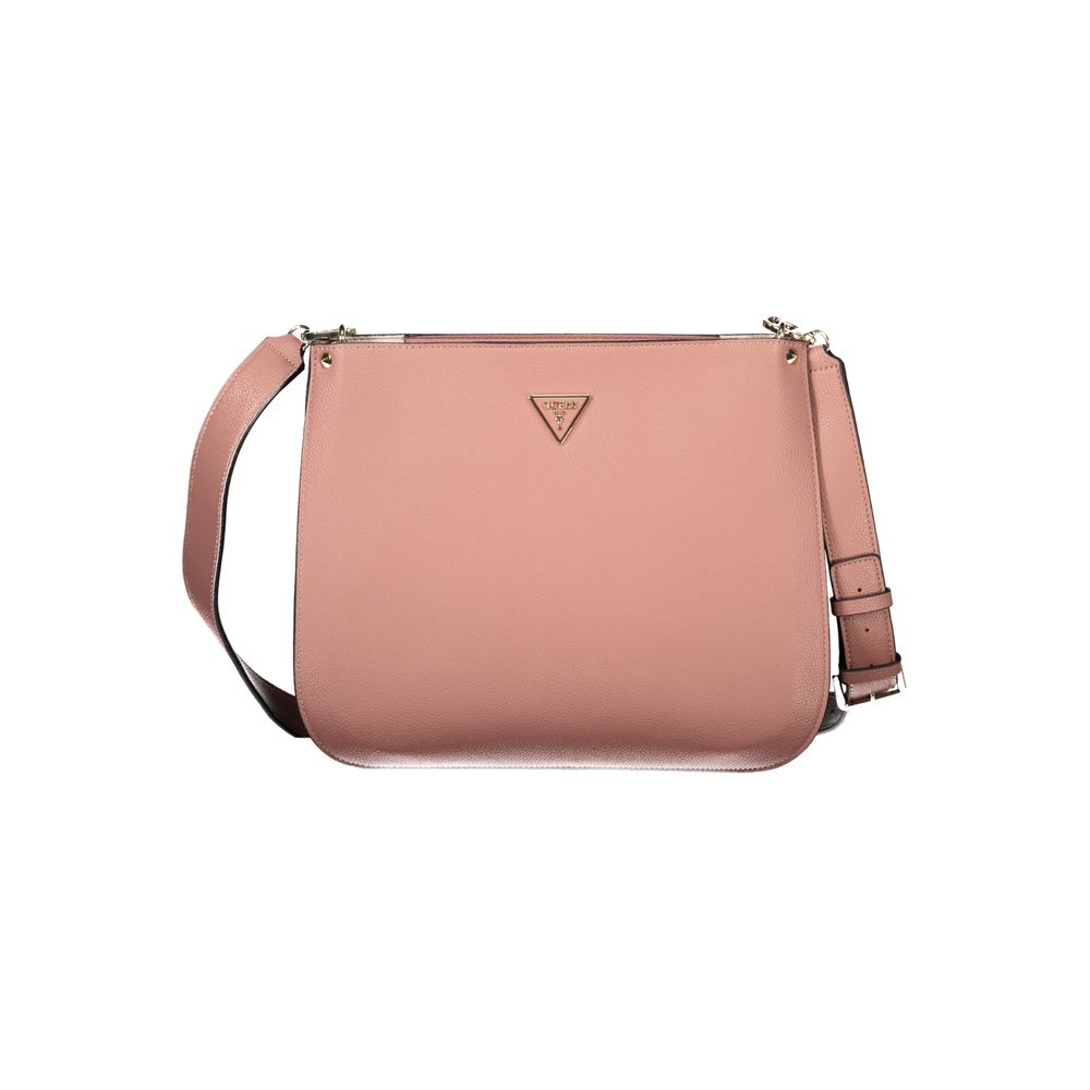 Guess Jeans Rosa Polyethylen-Handtasche