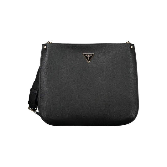 Guess Jeans Schwarze Polyethylen-Handtasche