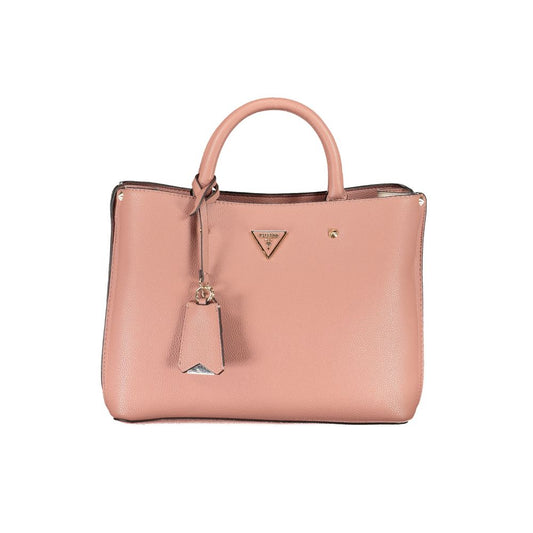 Guess Jeans Rosa Polyethylen-Handtasche