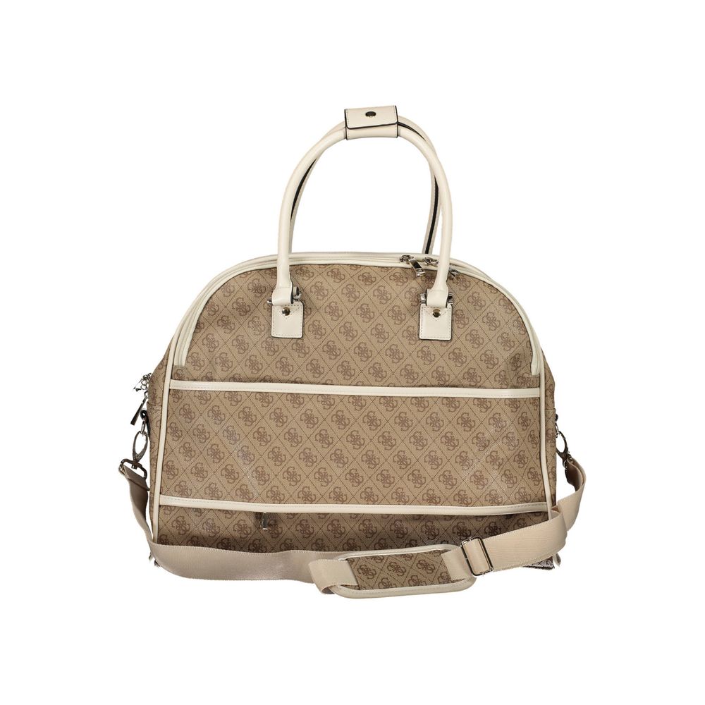 Guess Jeans Beige Polyethylen Handtasche