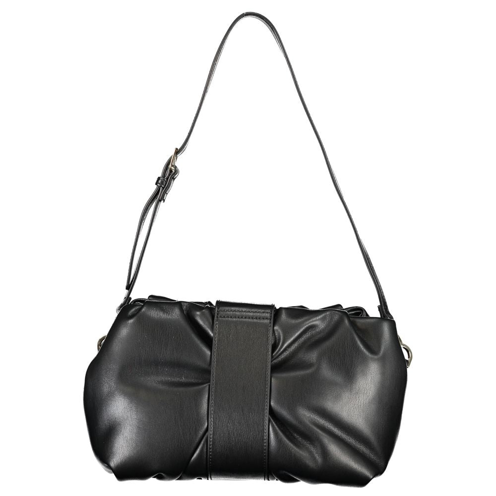 Patrizia Pepe Schwarze Polyethylen-Handtasche