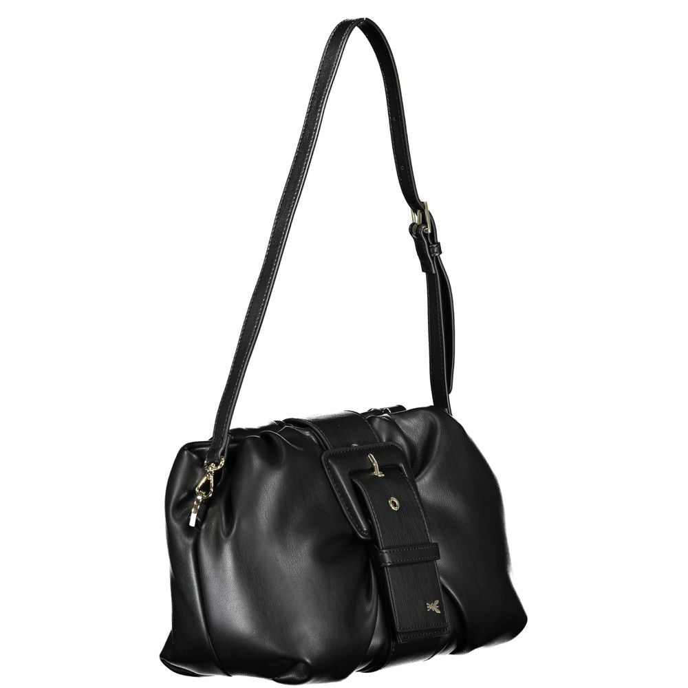 Patrizia Pepe Schwarze Polyethylen-Handtasche