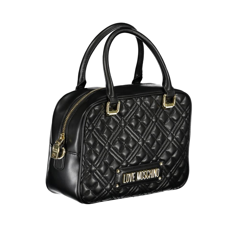 Love Moschino Schwarze Polyethylen-Handtasche