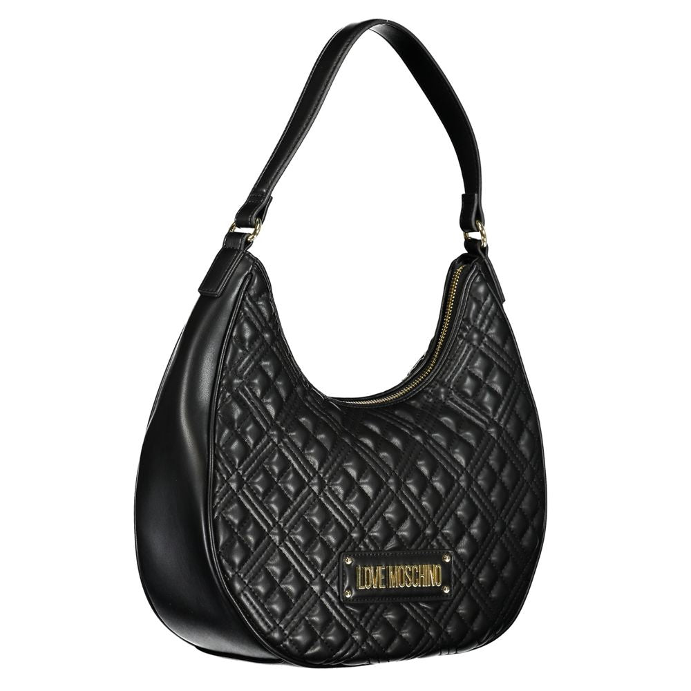 Love Moschino Schwarze Polyethylen-Handtasche