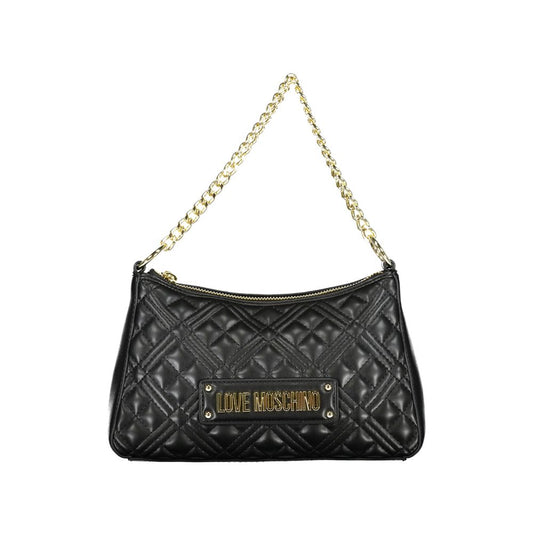 Love Moschino Schwarze Polyethylen-Handtasche