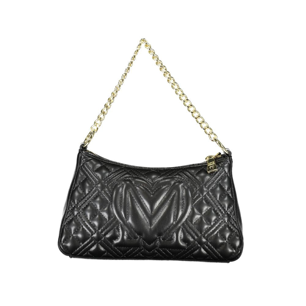 Love Moschino Schwarze Polyethylen-Handtasche