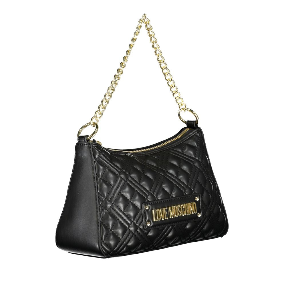 Love Moschino Schwarze Polyethylen-Handtasche