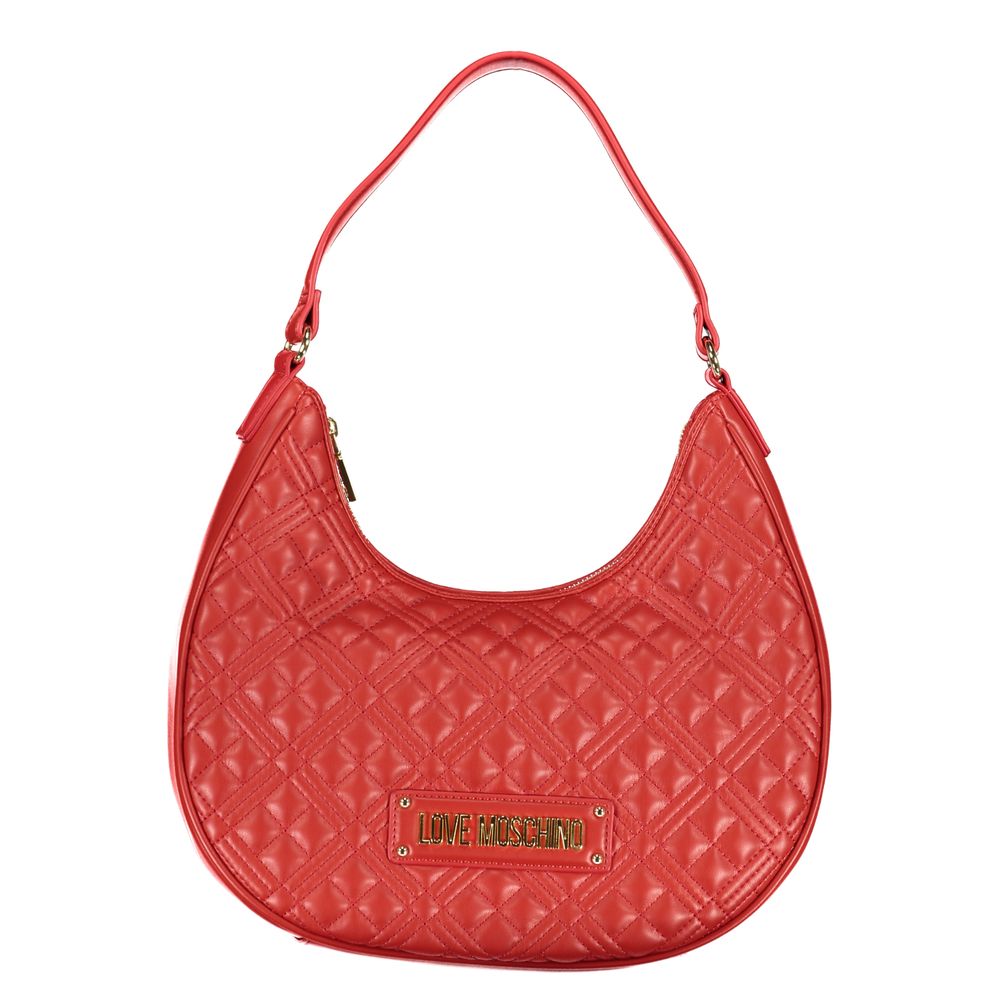 Love Moschino Rote Polyethylen-Handtasche