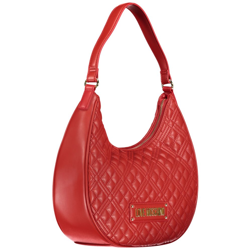 Love Moschino Rote Polyethylen-Handtasche