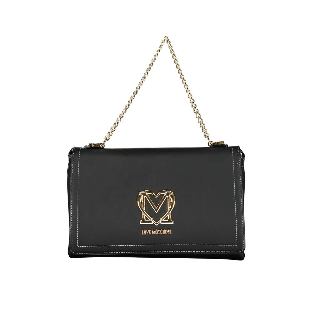 Love Moschino Schwarze Polyethylen-Handtasche