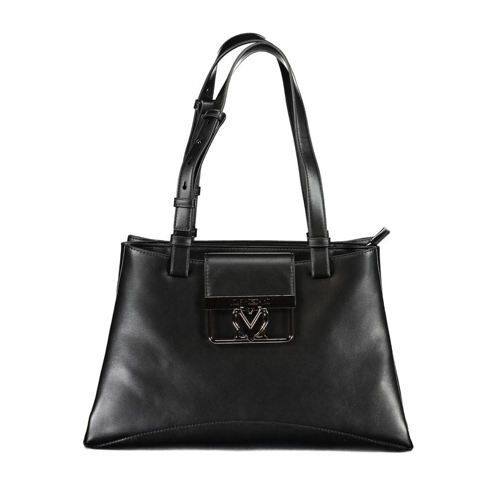 Love Moschino Schwarze Polyethylen-Handtasche