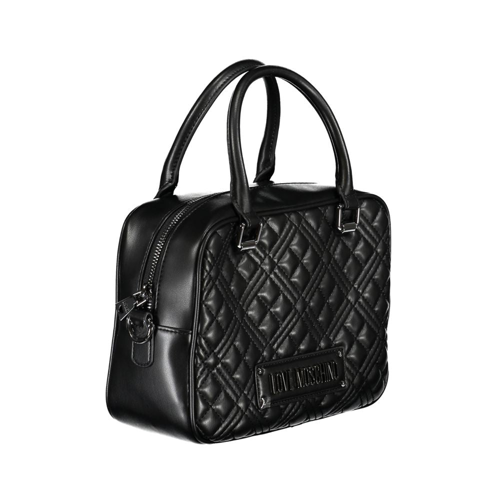 Love Moschino Schwarze Polyethylen-Handtasche