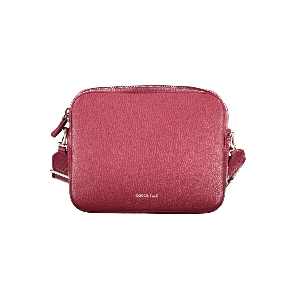 Coccinelle Rote Lederhandtasche