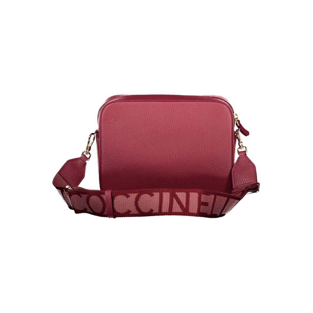 Coccinelle Rote Lederhandtasche