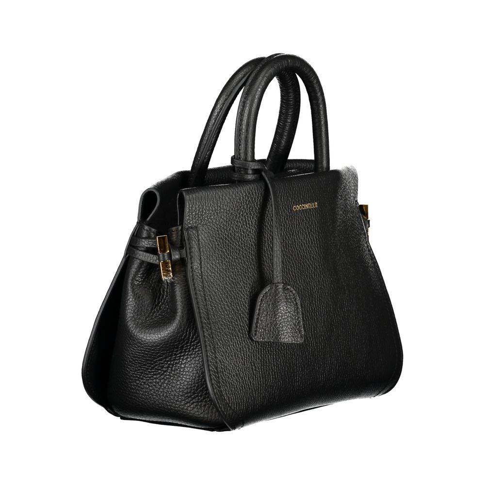 Coccinelle Schwarze Lederhandtasche