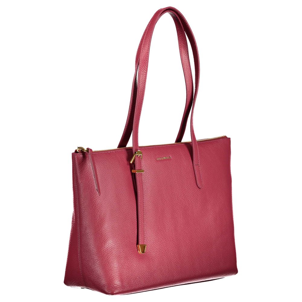 Coccinelle Rote Lederhandtasche