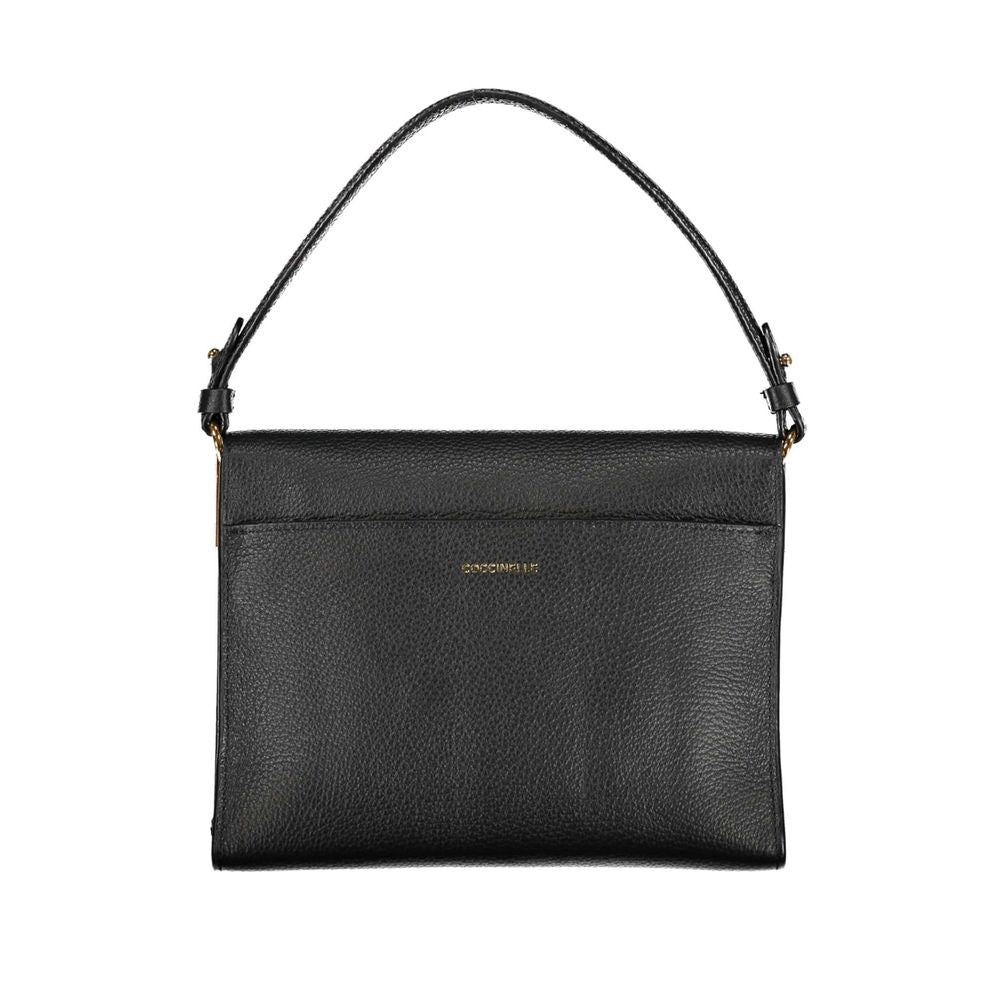 Coccinelle Schwarze Lederhandtasche