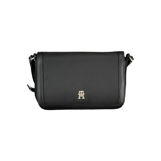 Tommy Hilfiger Schwarze Polyester Handtasche