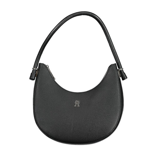 Tommy Hilfiger Schwarze Polyethylen-Handtasche