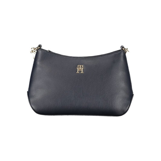 Tommy Hilfiger Blaue Polyester-Handtasche