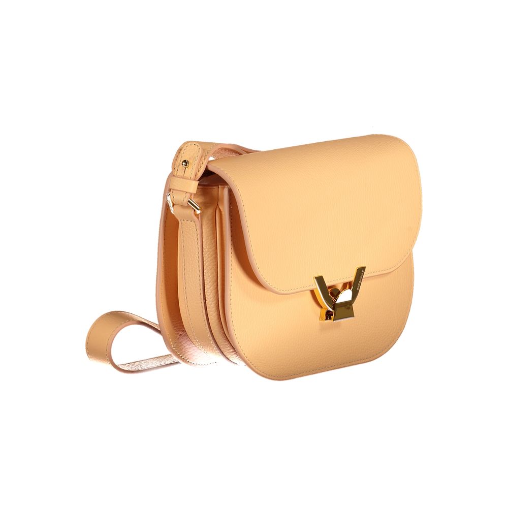 Coccinelle Orangefarbene Lederhandtasche