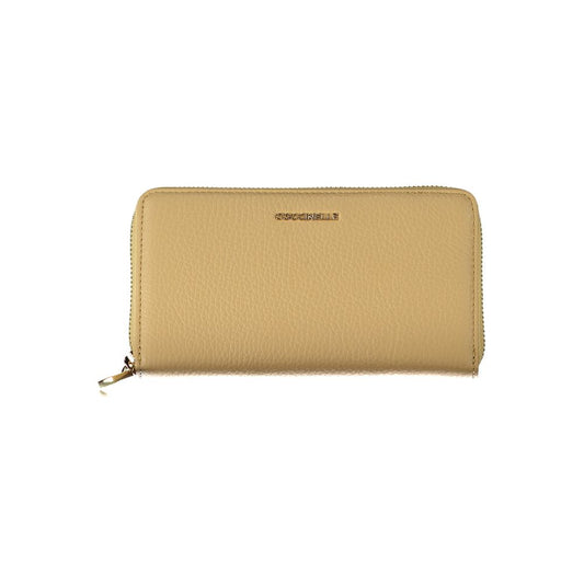 Coccinelle Beige Leder Brieftasche