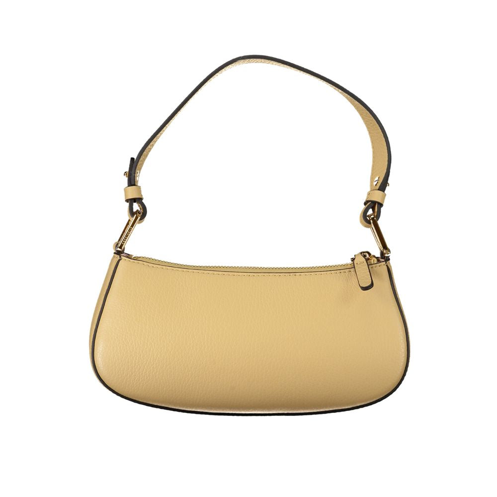 Coccinelle Beige Lederhandtasche