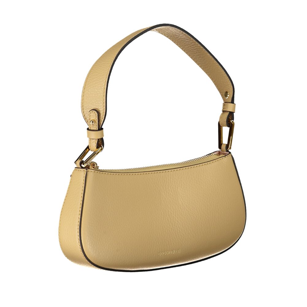 Coccinelle Beige Lederhandtasche