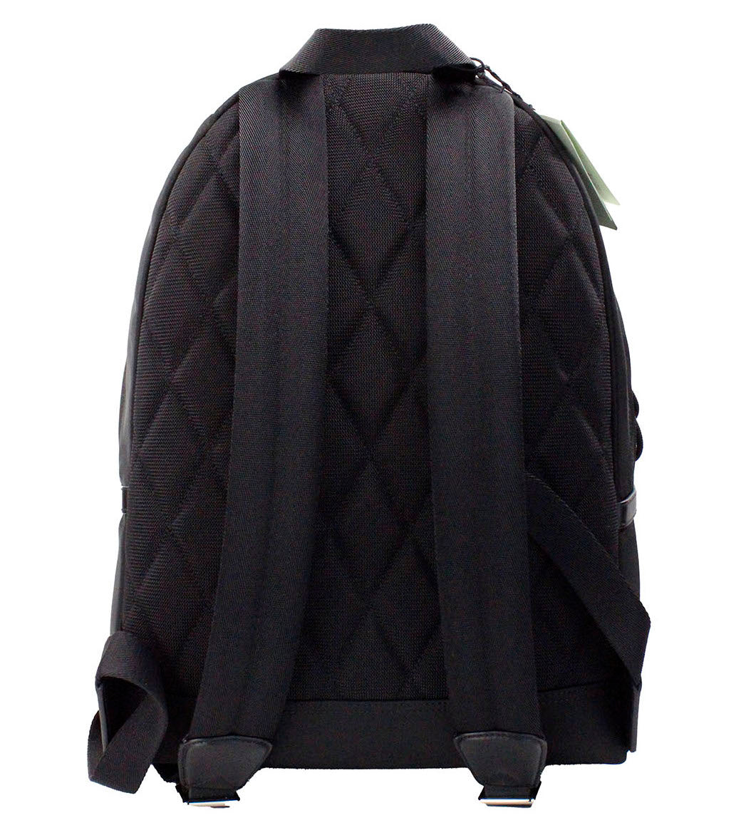 Burberry Abbeydale Branded Stamp Schwarz Nylon Rucksack Schulter Bookbag