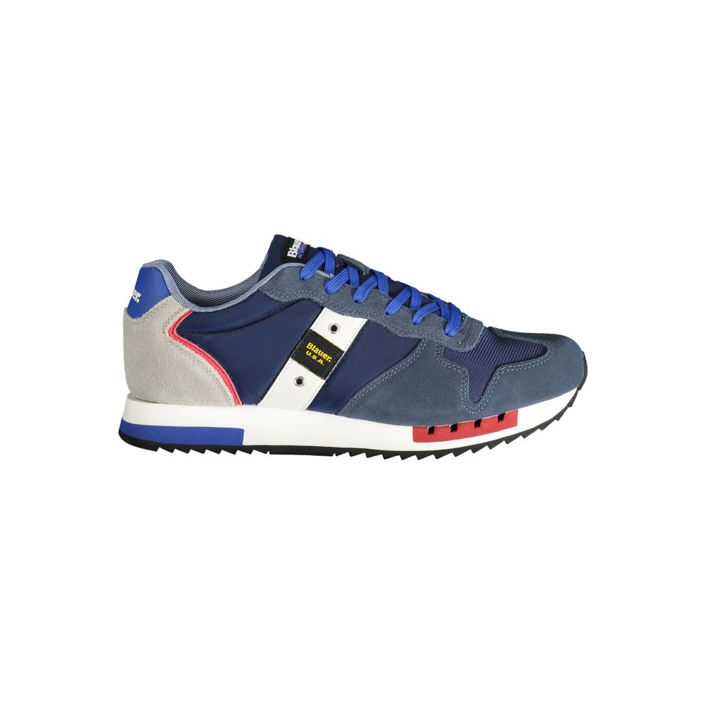 Blauer Polyester Sneaker