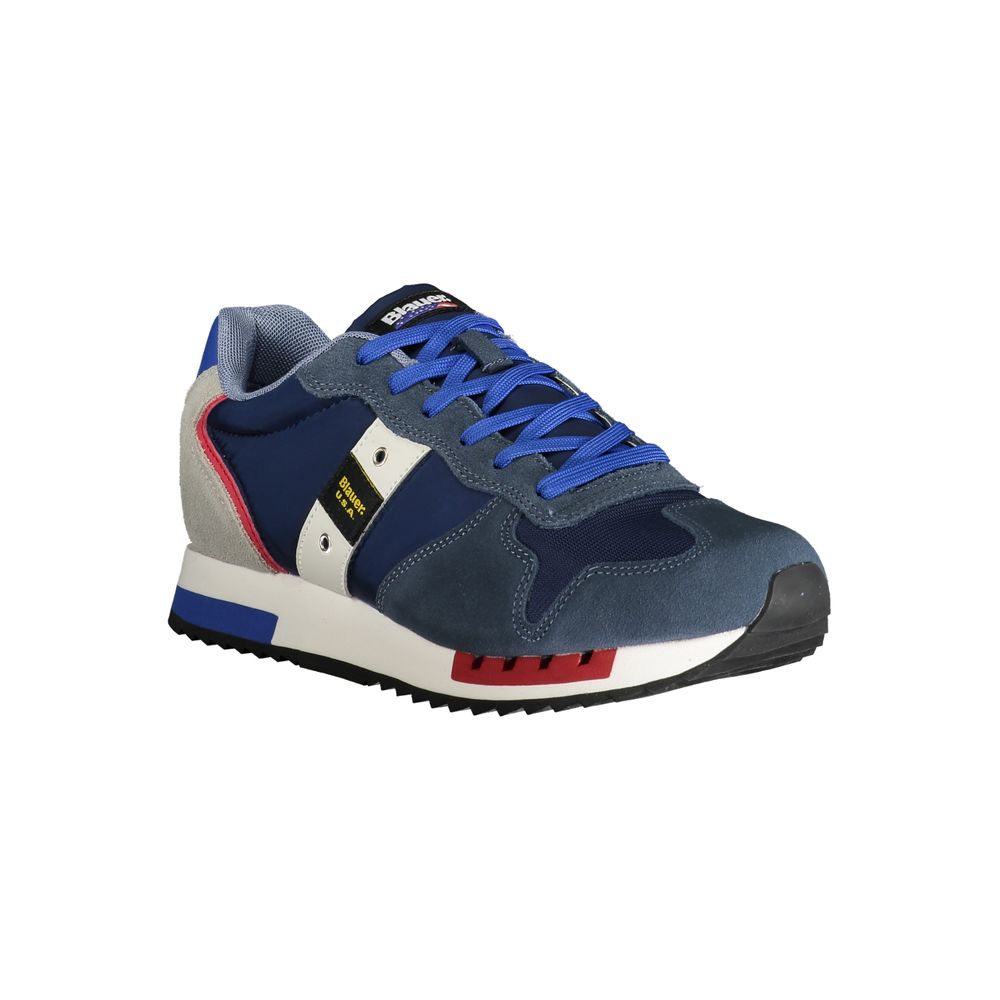 Blauer Polyester Sneaker