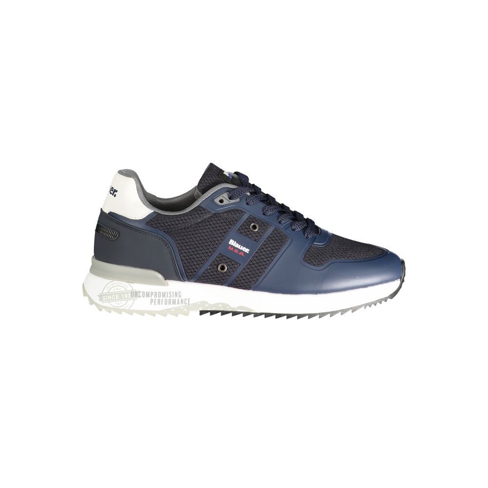 Blauer Polyester Sneaker