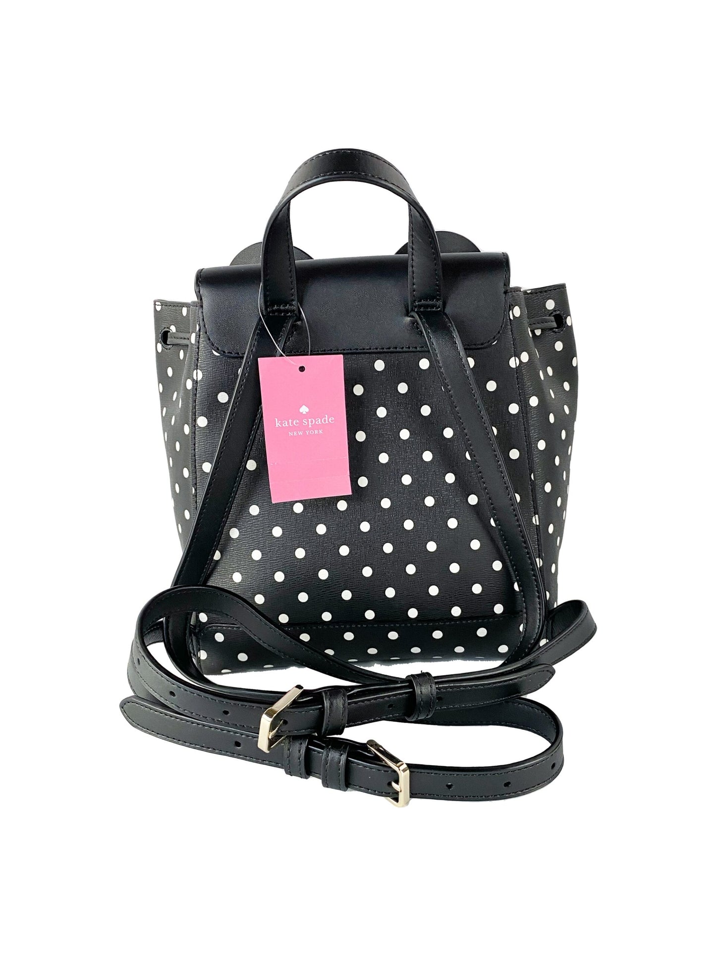 Kate Spade Disney Minnie Mouse Medium Leder Rucksack Büchertasche Tasche