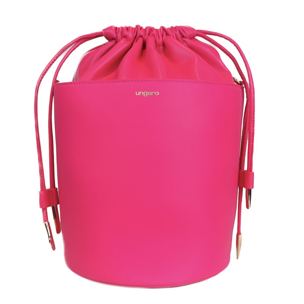 Ungaro Fuchsia Elegance Leder Bucket Bag