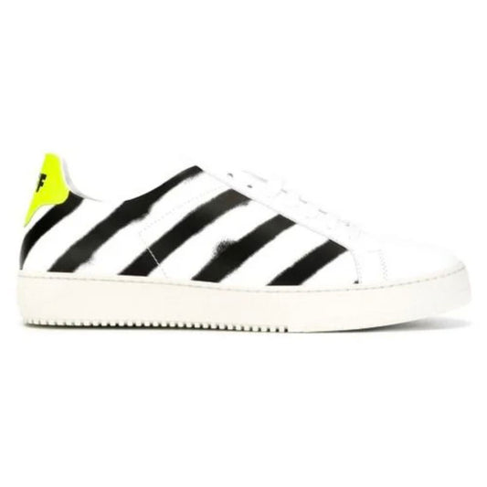 Off-White Sprühfarbe Splash Weiße Turnschuhe