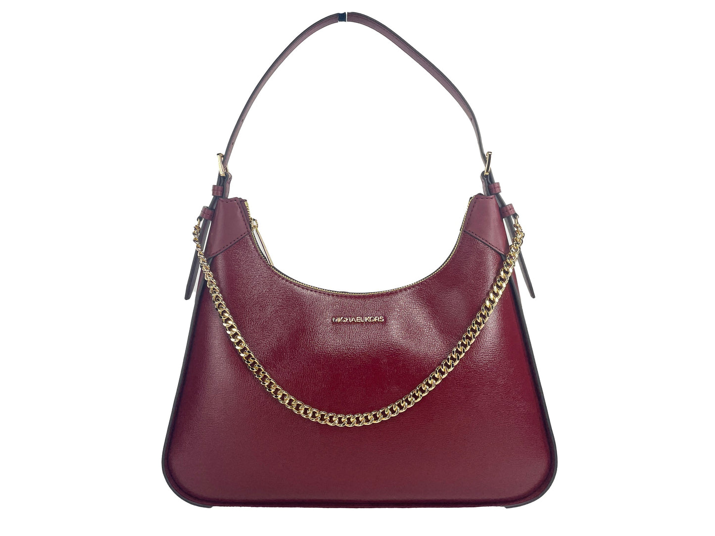 Michael Kors Wilma Large Dark Cherry Chain Umhängetasche