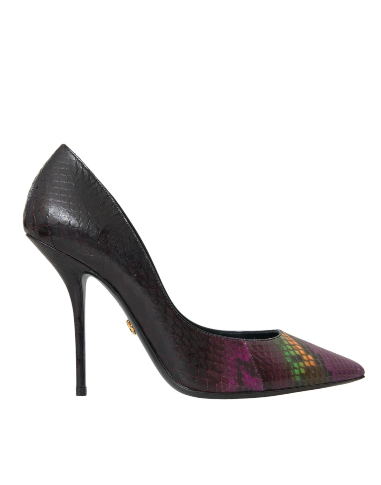 Dolce & Gabbana Multicolor Exotische Leder Absätze Pumps Schuhe